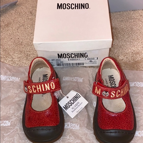 Vintage Moschino baby teddy bear patch dress shoes - Picture 4 of 5